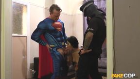 Fake Cop - BatCop Vs SuperCock: A Hero Parody 1 -