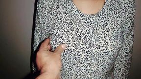 Pakistani Desi Pregnant wife showing Tits and pussy