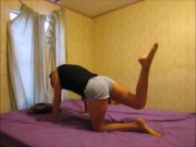 Sissy Ass Workout & body Showing In Booty Shorts