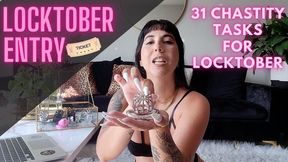 Locktober Entry Pass - 31 Chastity Tasks