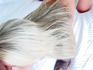 Ideal Blond Gets An Accidental Massive Facial - Bradley C XXX - The Mandy FoXXX