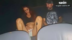 Cuckold takes wife to porn cinema for the first time!