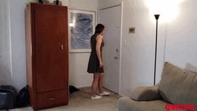 Rachel Adams caught and spanked (WMV Format)