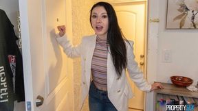Property Sex featuring Raven Lane's doggystyle xxx