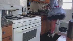 Sissy Wise Does Chores MOV