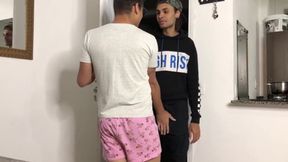 Breastfeeding Her Boyfriend When He Got Home From Work