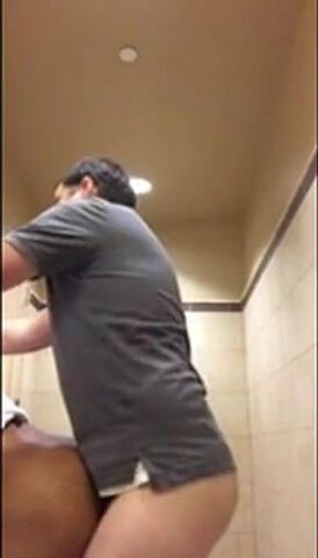 White Manager Pounds Black Theif In Restroom