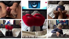It's part of their taboo - she cums until he cums on her feet MP4
