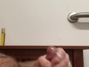 Sesame oil hard cock gets fist fucked on cam w married straight buddy.
