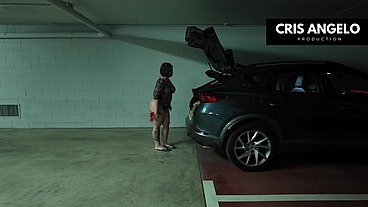 Iria Ruiz - Barcelona Public Fuck in parking with Cris Angelo