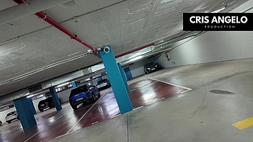 Iria Ruiz - Barcelona Public Fuck in parking with Cris Angelo
