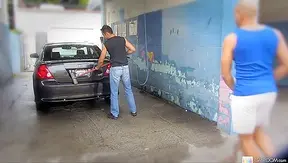 Emilio Sands Catches a Steaming Load in Secret at the Car Wash – HotCumShow 18+