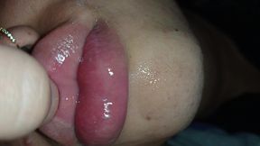 SMEARING THIS BITCH'S BEAUTIFUL PERVERTED FACE WITH LOTS OF CUM