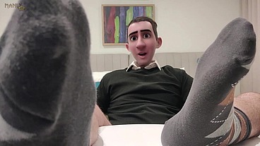 STEP GAY DAD - THE ONLINE OFFICE - CAUGHT JERKING DURING A ONLINE MEETING WITH MY BOSS!