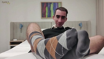 STEP GAY DAD - THE ONLINE OFFICE - CAUGHT JERKING DURING A ONLINE MEETING WITH MY BOSS!