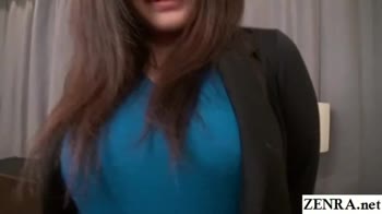 Curvy Japanese Cutie Unleashes Big Boobs in Rousing Solo Strip
