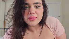 Cheating Latina Girlfriend Comes Home with a Facial and Cum Soaked Panties