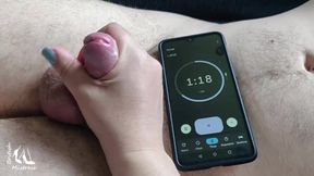 Can he cum in two minutes?