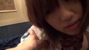 Miyabi Tsukioka - Uniform Tease & Wild Dick Ride