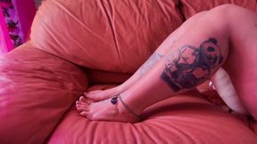 Tease You with My Sexy Feet and Legs
