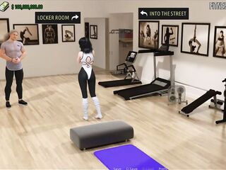 9 - Fashion Business - part 9 - Sex, cum and anilingus in the gym (dubbing)
