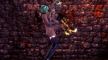 Futa Bowsette with a Futa succubus- Super Maria Parody