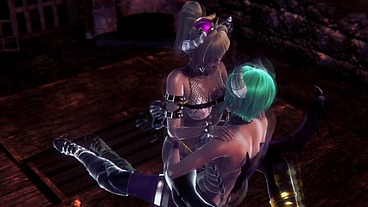 Futa Bowsette with a Futa succubus- Super Maria Parody
