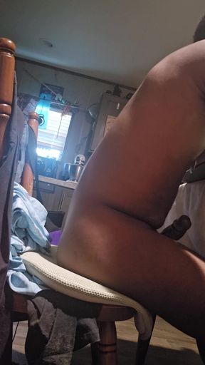 Jerking off in the Kitchen