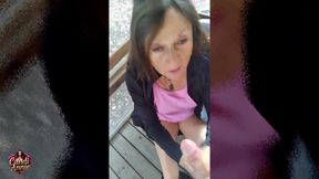 Great Fun POV Forest Fuck and Cum Swallow - Candi Annie