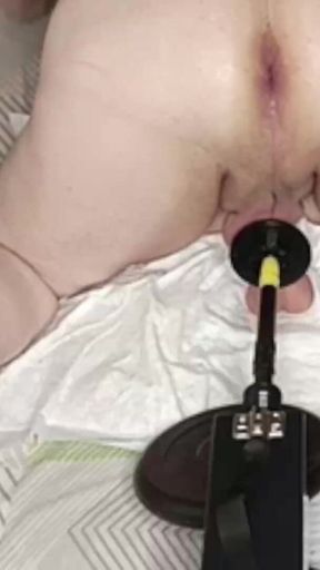 Chubby Show Ass After Fucked via Sex-machine