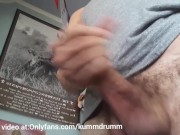 Daddy makes you drink a shot glass of cum for peeping on him from the closet