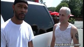 Black Gay Dude Fuck White Skinny Cute Boy In His Tight Ass 07