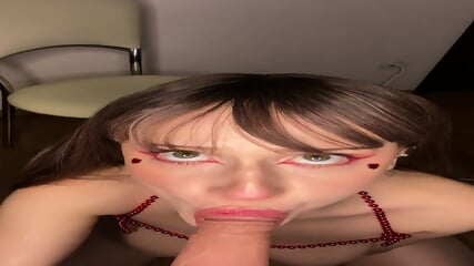 POV Eye contact blowjob