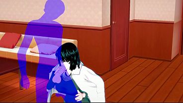 One Punch-Man Hentai - Fubuki Blowjob - Japanese Asian Manga anime game porn