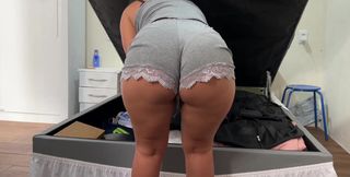 Camera Caught Niece Arranging the Trunk