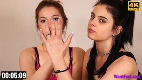 Hand Measuring and Comparing - HD MP4