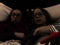 Hot brunette lesbians toys and pussy eating