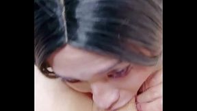 Throating a 20cm  Huge Dick