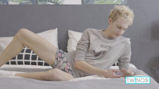 Filem tegar si rambut coklat Asia Leo Alfano, zakar besar dubur fucked