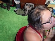 blue eyed teen asian earns huge facial after amazing blowjob