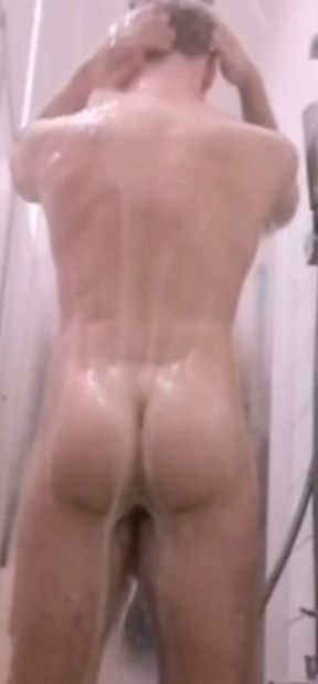 It runs down in a frothy stream