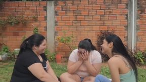 Painful Game: Curvy Girls and Skinny One in a Slap Fest