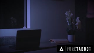 PURE TABOO 18 y/o Camgirl Coco Lovelock CREAMPIED After Catfishing Creepy Old Stepdad On Livestream!