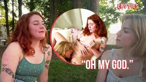 Curvy American babe Autumn and sexy German Stella in hot lesbian sex
