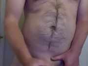 A quick wank whilst the gf is upstairs