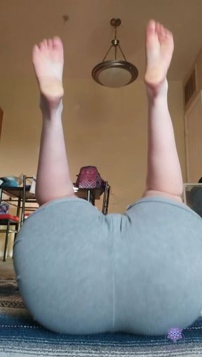 Hot Booty Sweaty Feet Workout Fit Cutie