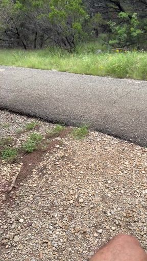 Cock flashing leads to public cum masturbation