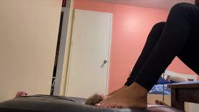 Smotherbox Barefoot Smother In Black Leggings