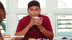 Rough Threesome with Hailey Rose's husband makes Hazel Moore hairy pussy cum hard � OopsFamily