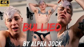 Bullied by Alpha Jock - FtM Jaq Quicksilver POV Muscle Domination and Cock Worship - bully humiliate